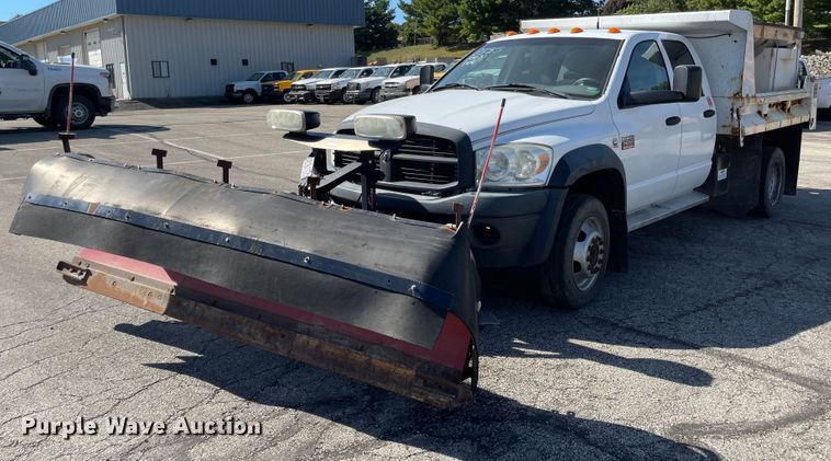 image for item JD9310 2009 Dodge Ram 5500HD  Quad Cab dump truck