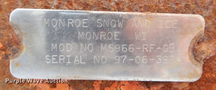 image for item KF9443 Monroe MS966-RF-GB  8' W spreader