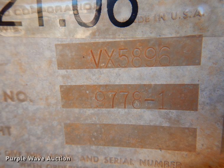 image for item KJ9152 Wasau VX5896  13'W V-plow