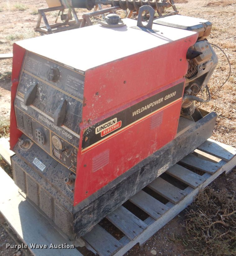 image for item KO9803 Lincoln Weldanpower G8000  welder/generator