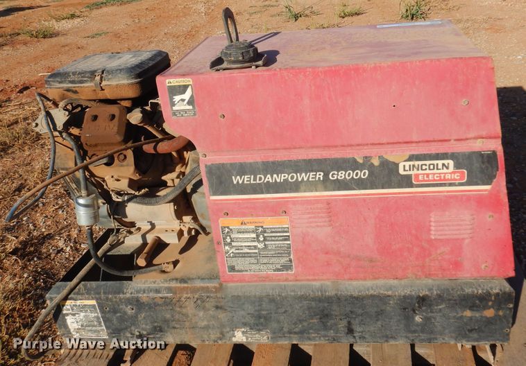 image for item KO9803 Lincoln Weldanpower G8000  welder/generator