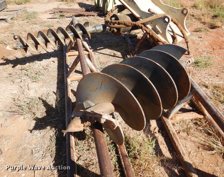 image for item KO9805 (2) John Deere PA30 post hole augers