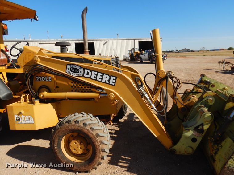 image for item KO9815 2001 John Deere 210LE  landscape tractor