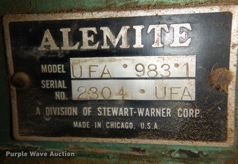 image for item KO9924 Alemite UFA  air compressor