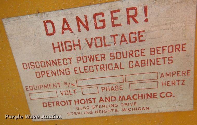 image for item KO9925 Detroit  hoist