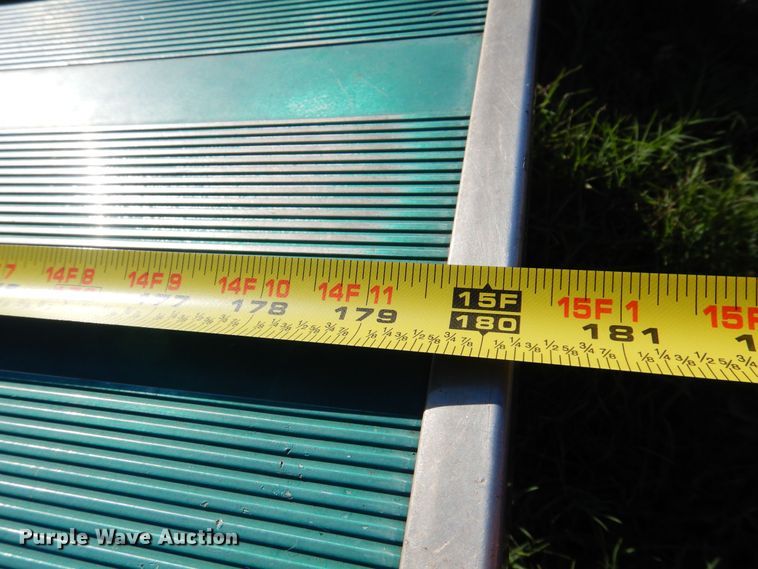 image for item KO9952 (9) 15'L aluminum bleachers