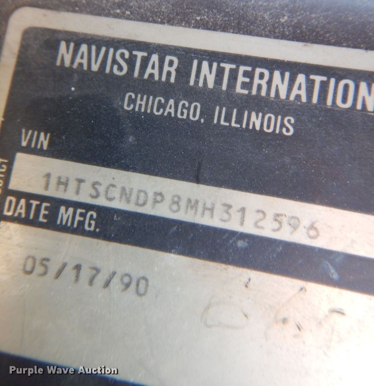 image for item KO9962 1991 International 4700  dump truck