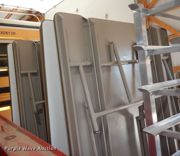 image for item LG9782 (4) folding lunchroom tables