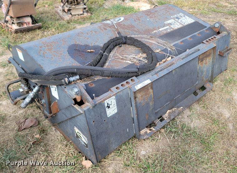 image for item LN9641 Quick Attachment  76" W skid steer sweeper