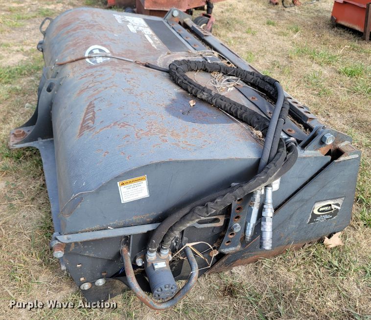 image for item LN9641 Quick Attachment  76" W skid steer sweeper