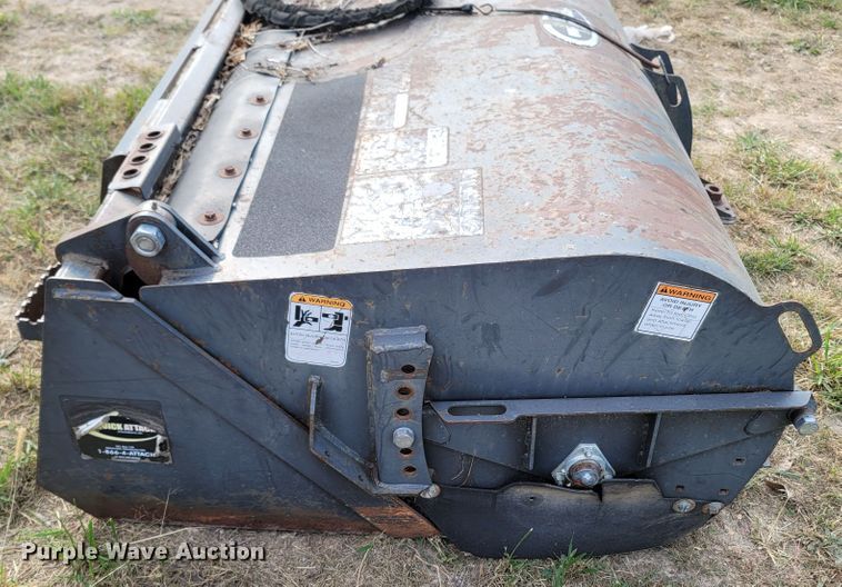 image for item LN9641 Quick Attachment  76" W skid steer sweeper