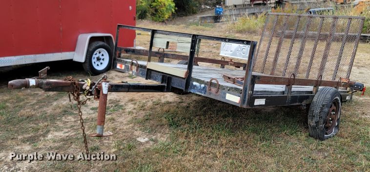 image for item LN9652 2001 Shop built  utility trailer