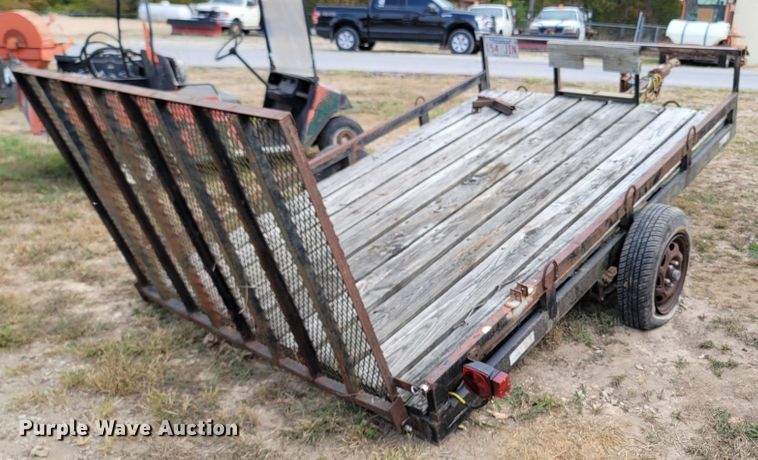 image for item LN9652 2001 Shop built  utility trailer