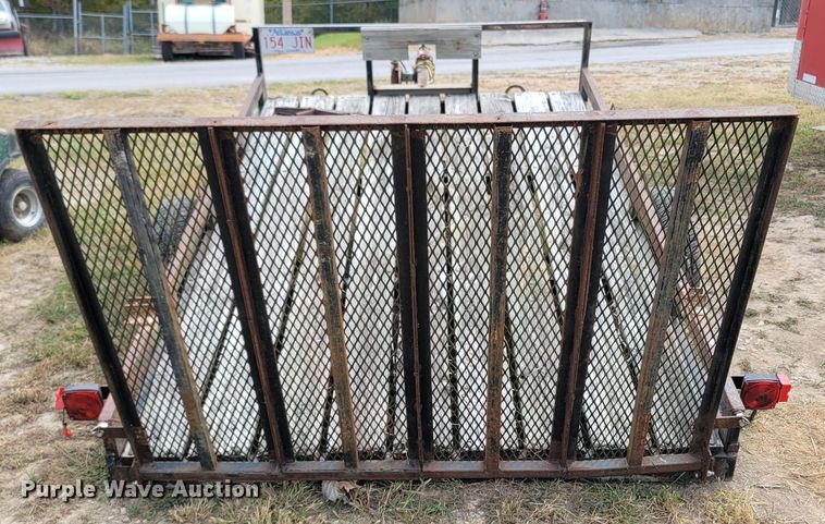 image for item LN9652 2001 Shop built  utility trailer