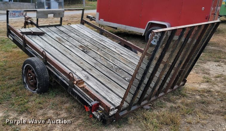 image for item LN9652 2001 Shop built  utility trailer