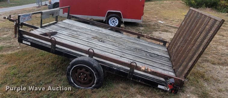 image for item LN9652 2001 Shop built  utility trailer