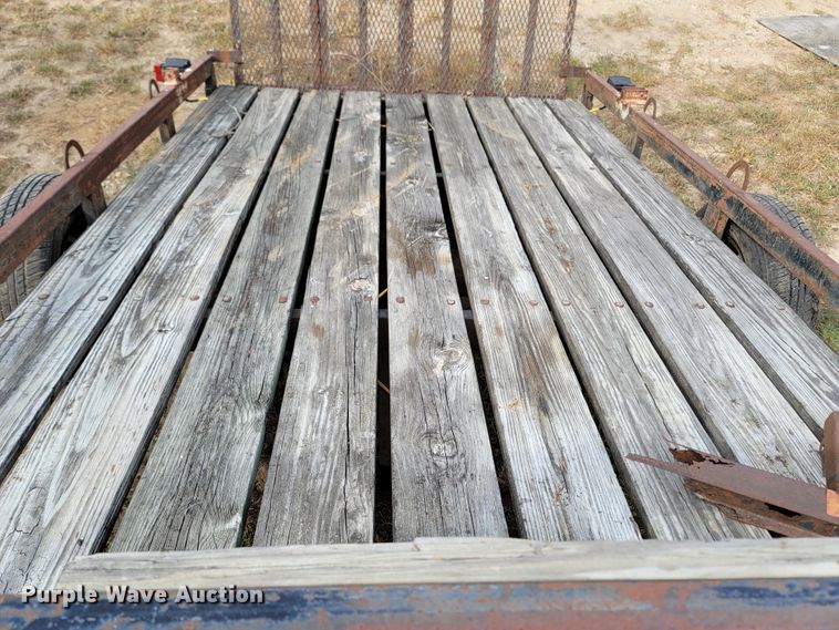 image for item LN9652 2001 Shop built  utility trailer