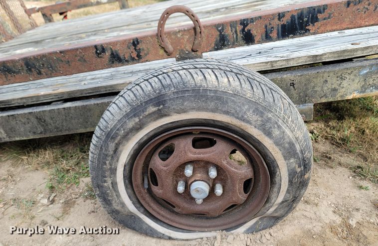 image for item LN9652 2001 Shop built  utility trailer