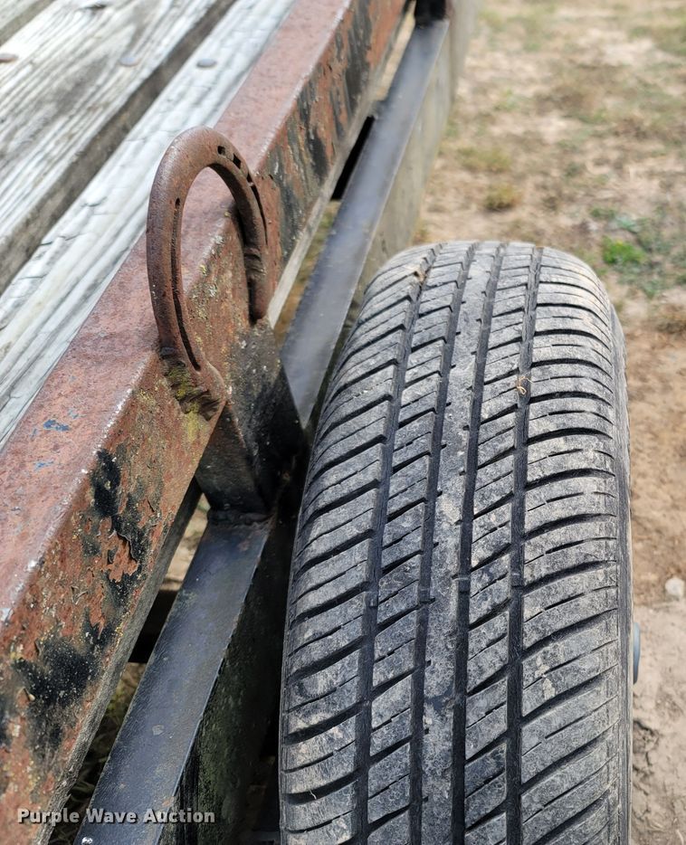 image for item LN9652 2001 Shop built  utility trailer