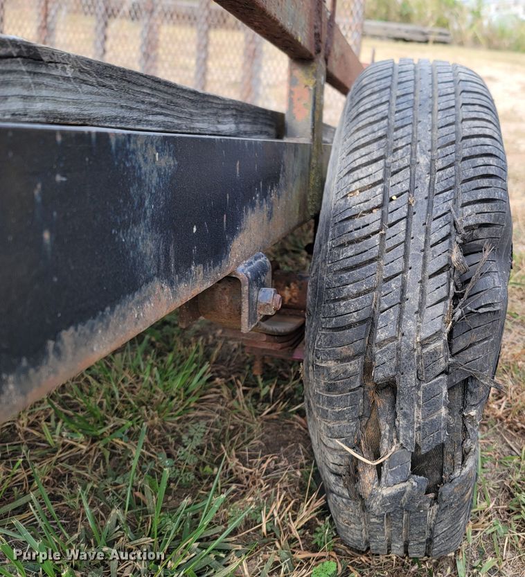 image for item LN9652 2001 Shop built  utility trailer