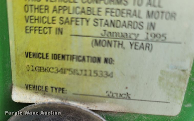 image for item LN9654 1994 Chevrolet 3500HD  bucket truck