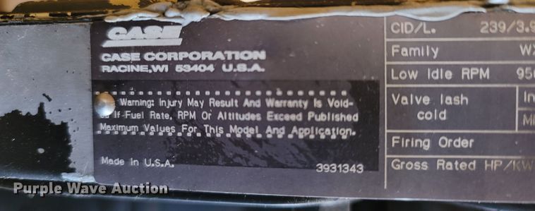 image for item LN9661 Case 4T-390  engine