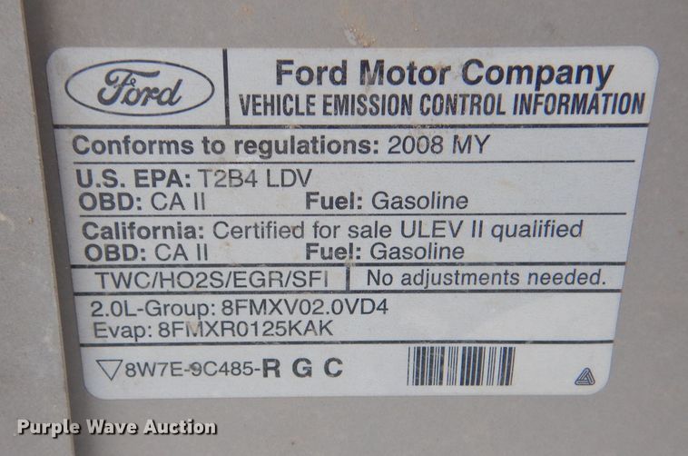 image for item LU9614 2008 Ford Focus SE