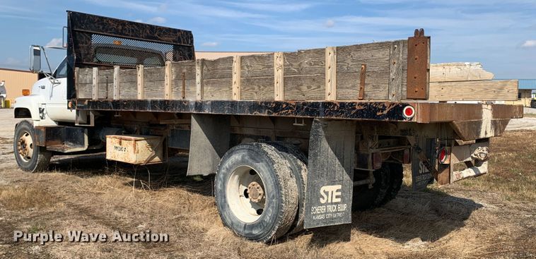 image for item MH9837 1996 GMC TopKick C6500  dump flatbed truck