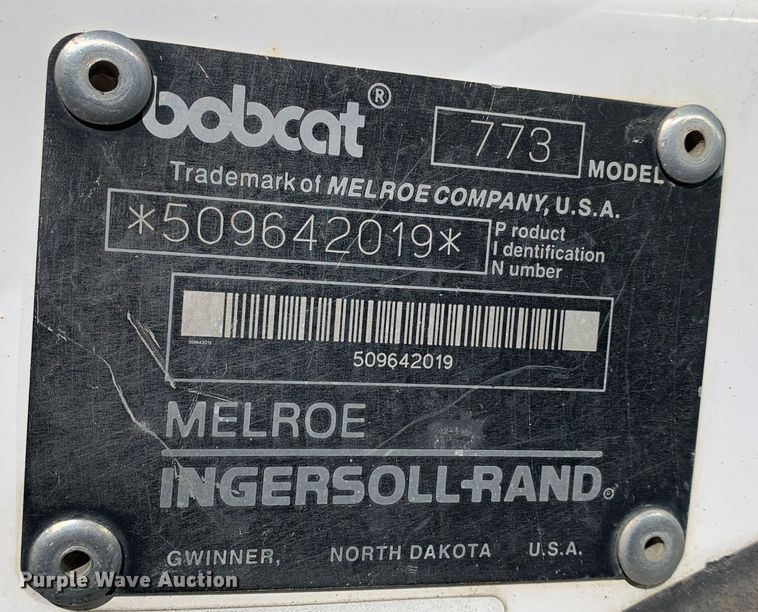 image for item MH9841 1997 Bobcat 773  skid steer loader