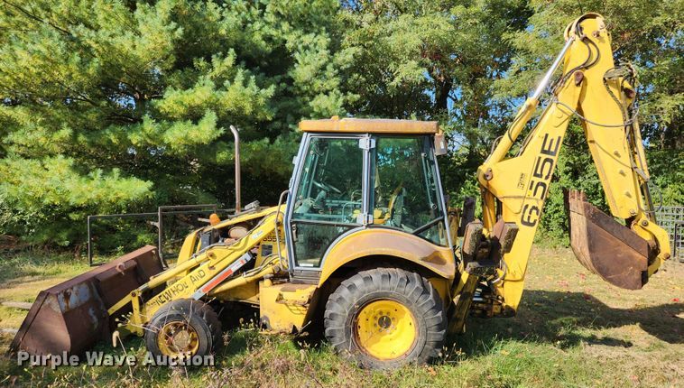 image for item MK9410 2000 New Holland 655E  backhoe