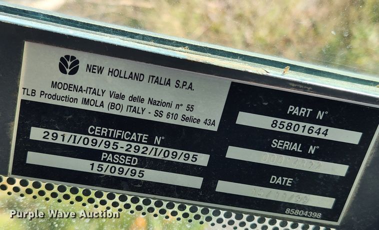 image for item MK9410 2000 New Holland 655E  backhoe