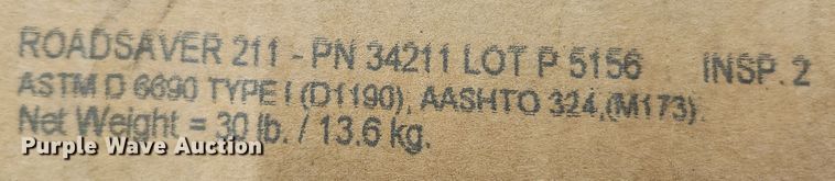 image for item MK9427 (284) boxes of Crafco RoadSaver 211 asphalt sealant