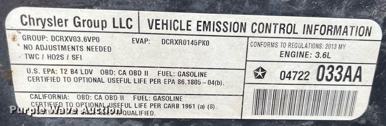 image for item MN9327 2013 Dodge Charger Police