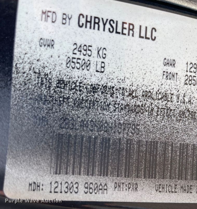 image for item MR9438 2008 Dodge Charger