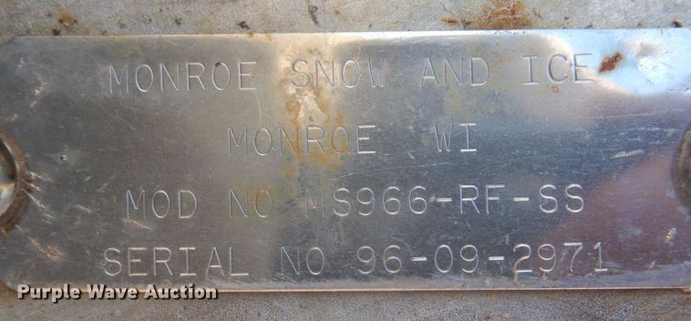 image for item MU9767 Monroe MS966-RF-SS  spreader