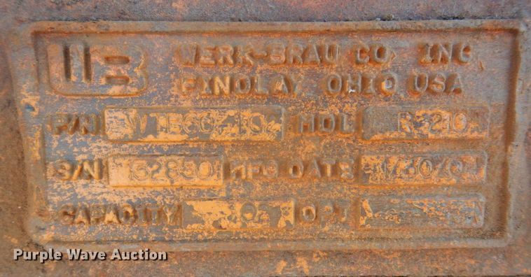 image for item MU9779 Werk-Brau R210  excavator bucket