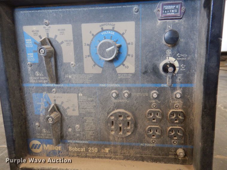 image for item MW9296 Miller Bobcat 250 NT  welder/generator