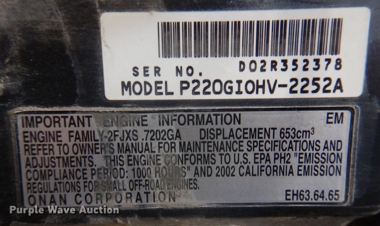 image for item MW9296 Miller Bobcat 250 NT  welder/generator