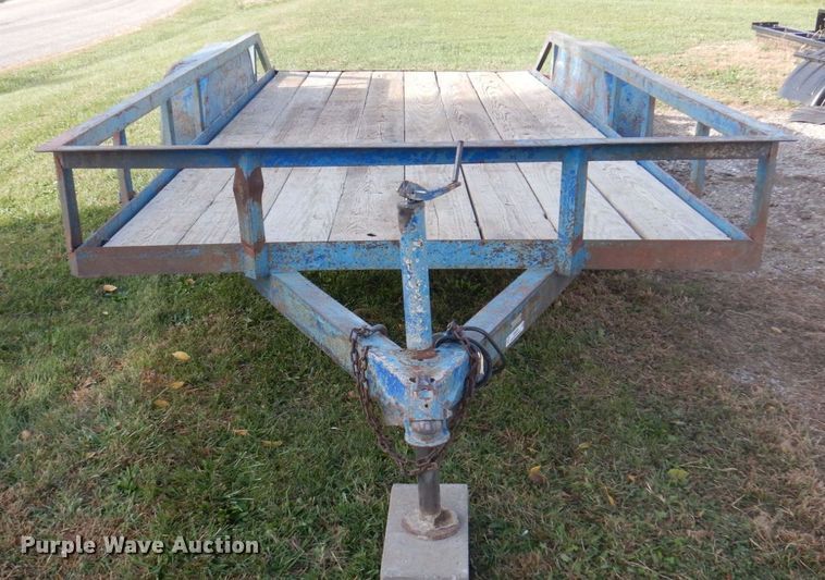 image for item MW9306 1994 Shop built  utility trailer