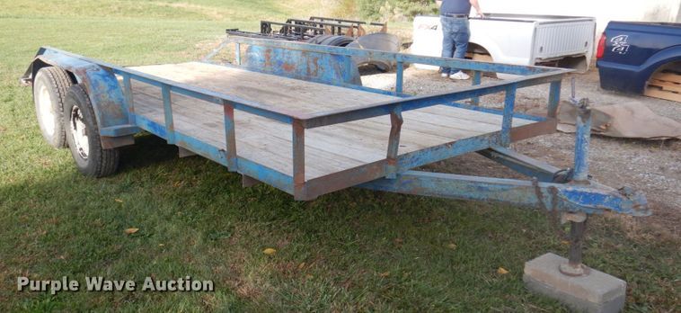 image for item MW9306 1994 Shop built  utility trailer