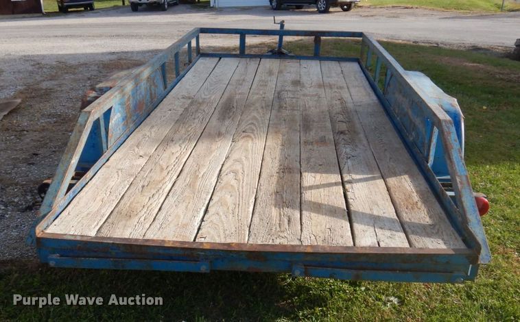 image for item MW9306 1994 Shop built  utility trailer