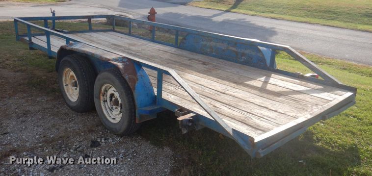 image for item MW9306 1994 Shop built  utility trailer