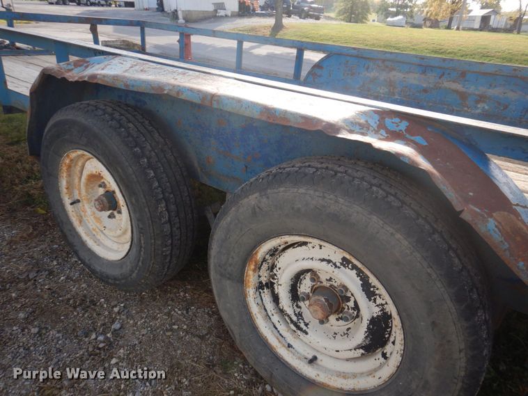 image for item MW9306 1994 Shop built  utility trailer