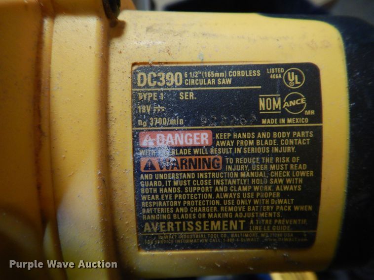 image for item MW9310 DeWalt tools