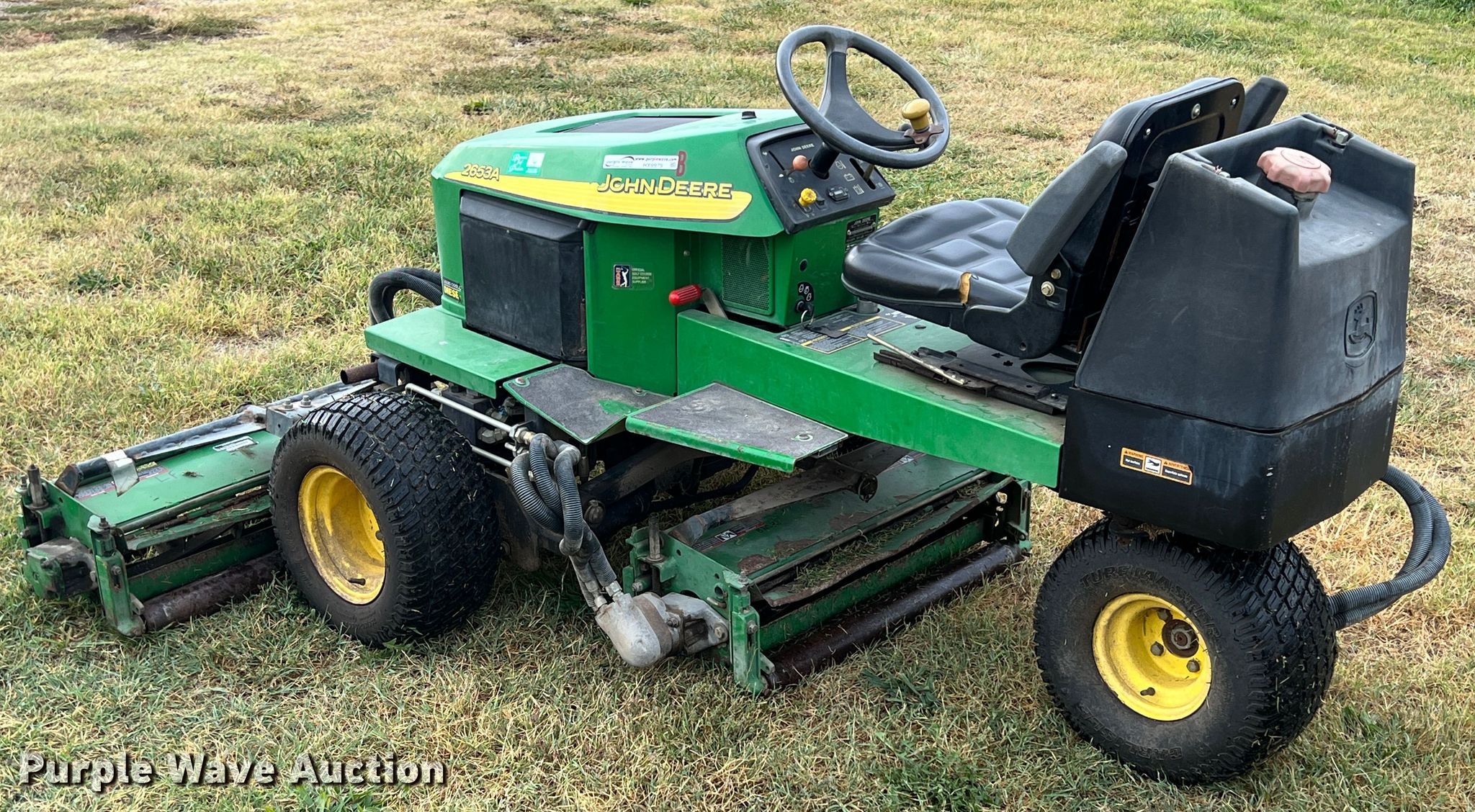 John Deere 2653A reel mower in Columbus, KS Item HX9979 sold Purple