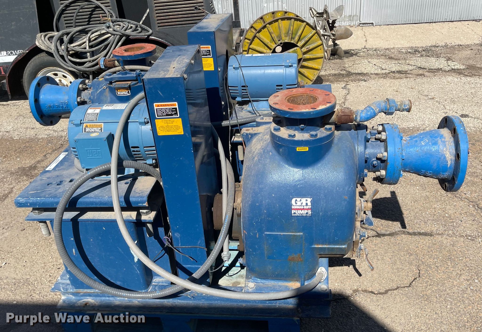 (2) GormanRupp centrifugal pumps in Stockton, KS Item JD9281 sold Purple Wave