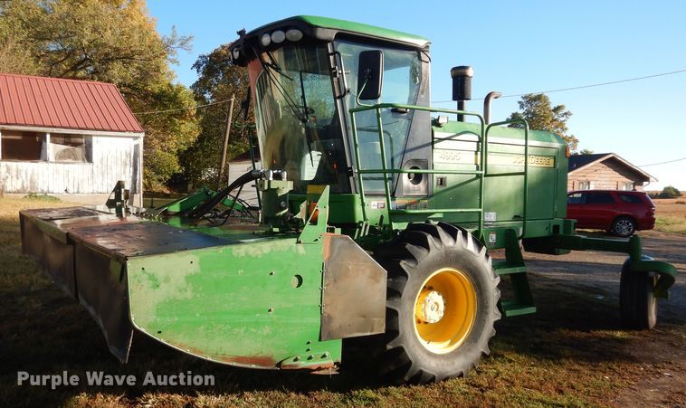 image for item DM3210 2007 John Deere 4995  windrower