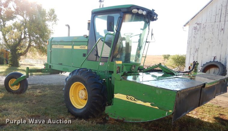image for item DM3210 2007 John Deere 4995  windrower