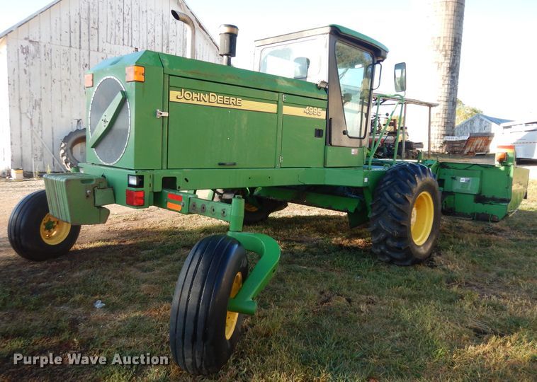 image for item DM3210 2007 John Deere 4995  windrower