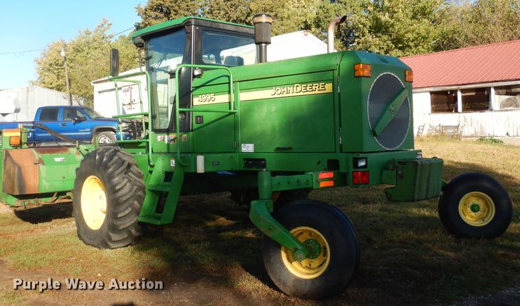 image for item DM3210 2007 John Deere 4995  windrower